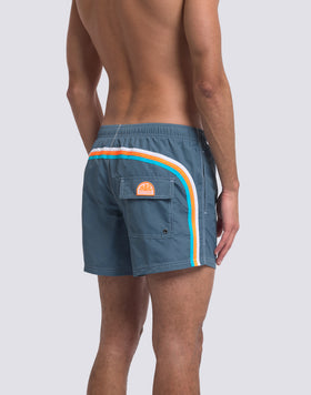 MAILLOT DE BAIN COURT À TAILLE ÉLASTIQUE ICONIC TAFFETA