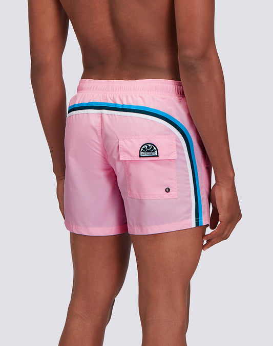 BAÑADOR CORTO CON CINTURA ELÁSTICA TAFETA ICÓNICA