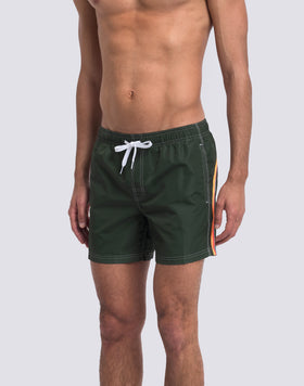ICONIC TAFFETA SHORT SWIMSHORTS WITH ELASTIC WAIST
