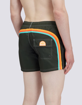 ICONIC TAFFETA SHORT SWIM SHORTS WITH AN ELASTICATED WAISTBAND