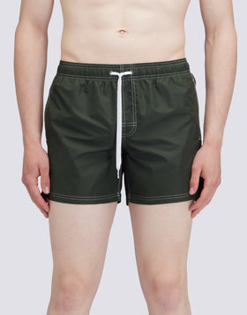 ICONIC TAFFETA SHORT SWIM SHORTS WITH AN ELASTICATED WAISTBAND