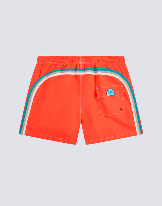 SHORT DE BAIN À TAILLE ÉLASTIQUE TAFFETA ICONIQUE