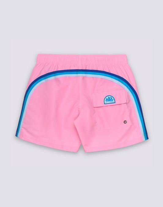 SHORT DE BAIN À TAILLE ÉLASTIQUE TAFFETA ICONIQUE