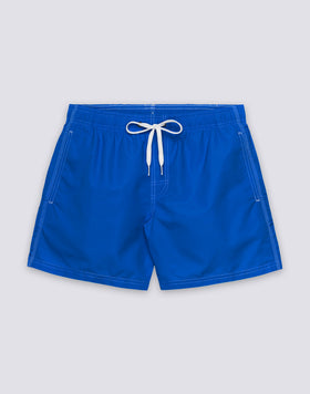 MAILLOT DE BAIN COURT EN TAFFETAS POUR HOMME, À TAILLE ÉLASTIQUE ET À L'EMBALLAGE ÉLASTIQUE