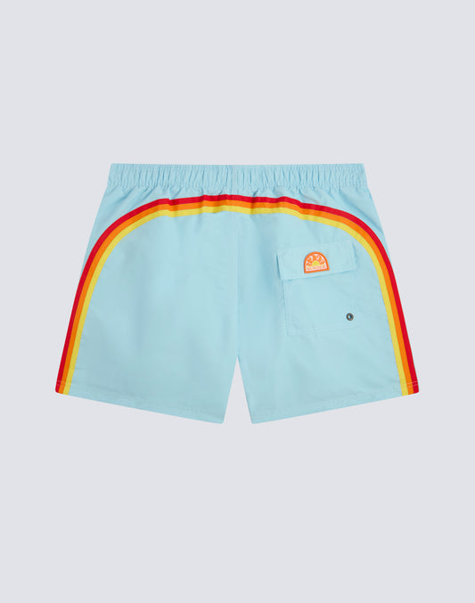 SHORT DE BAIN À TAILLE ÉLASTIQUE TAFFETA ICONIQUE