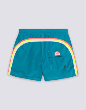 MAILLOT DE BAIN COURT À TAILLE ÉLASTIQUE ICONIC TAFFETA