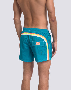 MAILLOT DE BAIN COURT À TAILLE ÉLASTIQUE ICONIC TAFFETA