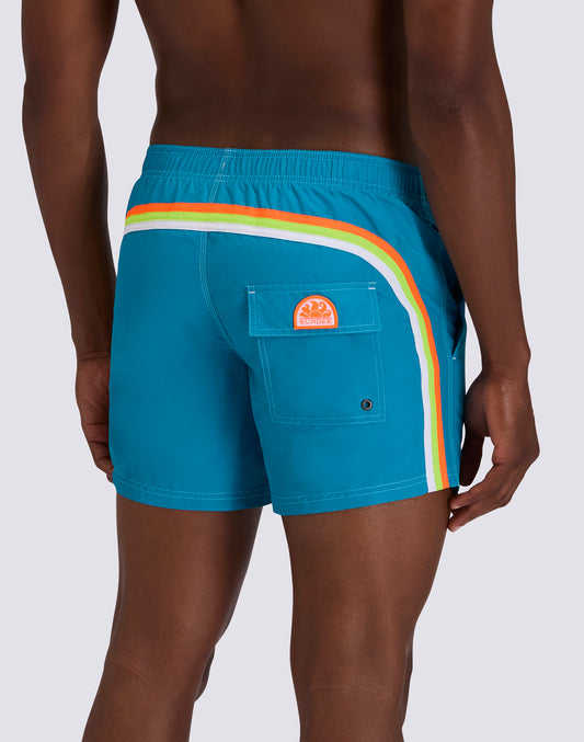 MAILLOT DE BAIN COURT À TAILLE ÉLASTIQUE ICONIC TAFFETA