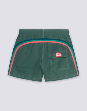 SHORT DE BAIN À TAILLE ÉLASTIQUE TAFFETA ICONIQUE