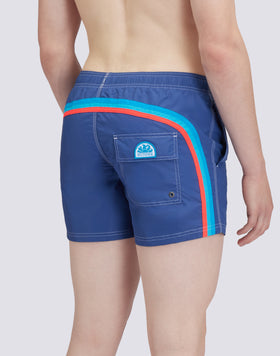 ICONIC TAFFETA SHORT SWIM SHORTS WITH AN ELASTICATED WAISTBAND