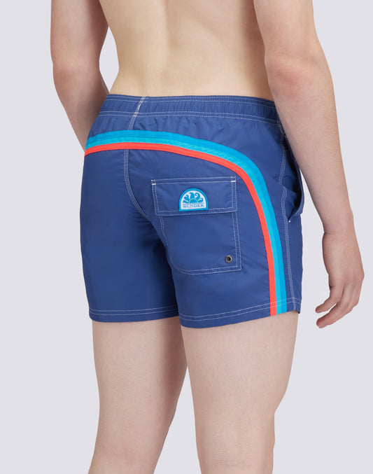 ICONIC TAFFETA SHORT SWIM SHORTS WITH AN ELASTICATED WAISTBAND