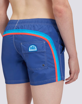 ICONIC TAFFETA SHORT SWIM SHORTS WITH AN ELASTICATED WAISTBAND