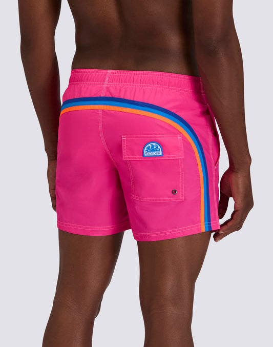 MAILLOT DE BAIN COURT À TAILLE ÉLASTIQUE ICONIC TAFFETA