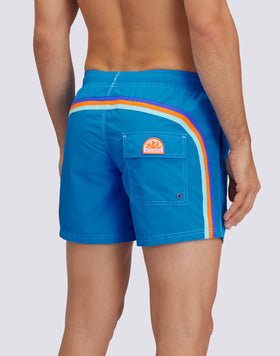 ICONIC TAFFETA SHORT SWIM SHORTS WITH AN ELASTICATED WAISTBAND