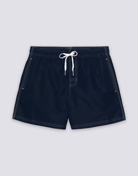 MAILLOT DE BAIN COURT EN TAFFETAS POUR HOMME, À TAILLE ÉLASTIQUE ET À L'EMBALLAGE ÉLASTIQUE