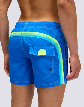 MAILLOT DE BAIN COURT EN TAFFETAS ICONIQUE PROGETTO PELO - GOLDEN RETRIEVER LOOKOUT