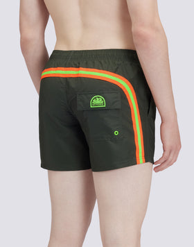TRAJE DE BAÑO CORTO CINTURA ELÁSTICA ICONIC TAFETÁN ARCO IRIS 2 COLORES