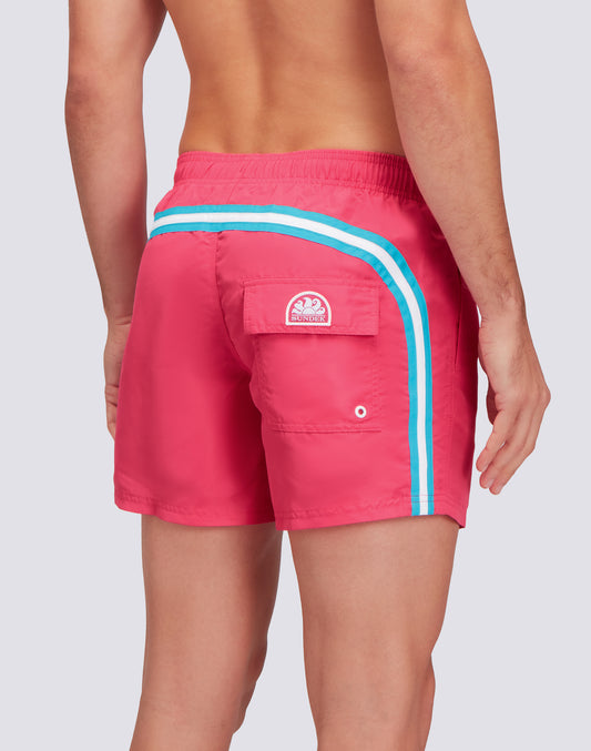 TRAJE DE BAÑO CORTO CINTURA ELÁSTICA ICONIC TAFETÁN ARCO IRIS 2 COLORES