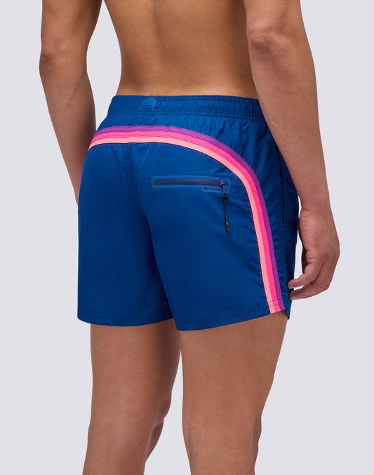 SHORT DE BAIN COURT TAILLE ÉLASTIQUÉE MEMORY