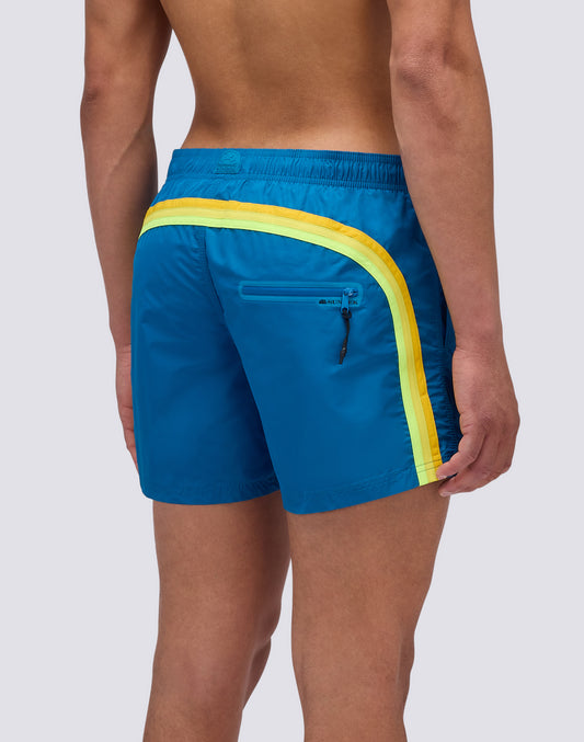 SHORT DE BAIN COURT TAILLE ÉLASTIQUÉE MEMORY