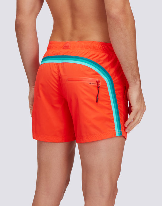 SHORT DE BAIN COURT TAILLE ÉLASTIQUÉE MEMORY