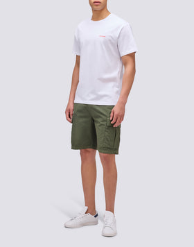 T-SHIRT WITH PALM TRIPS SK23 HIBISCUS PRINT
