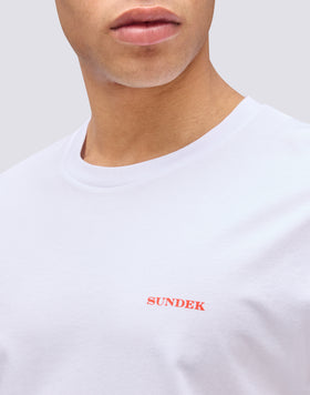 T-SHIRT WITH PALM TRIPS SK23 HIBISCUS PRINT