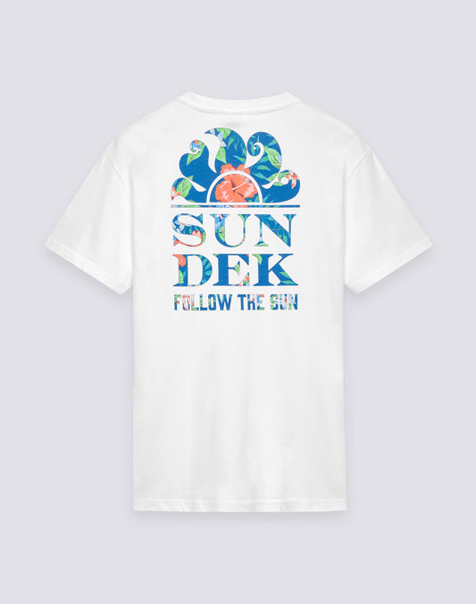T-SHIRT HOMME AVEC IMPRIMÉ BLISS SUNDEK SUIVEZ LE SOLEIL