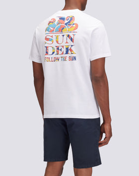 T-SHIRT STAMPA PALMS TRIP