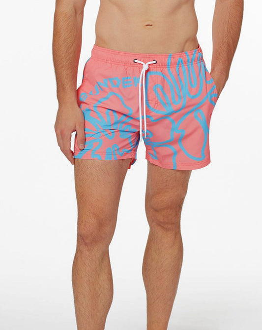 HANDSKETCHING HIBY PRINT BOARDSHORT