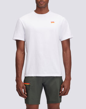 T-SHIRT AVEC BRODERIE TRICOLORE