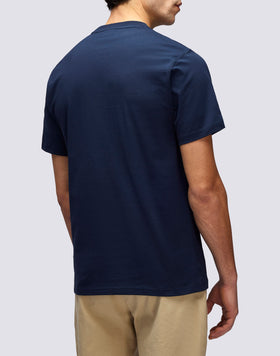 CAMISETA CON BORDADO TRICOLOR