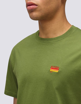 T-SHIRT AVEC BRODERIE TRICOLORE