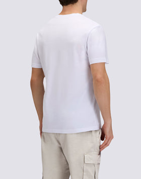 T-SHIRT A TINTA UNITA IN COTONE PIMA
