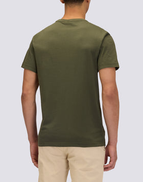 T-SHIRT A TINTA UNITA IN COTONE PIMA