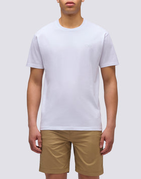 T-SHIRT UNI AVEC BRODERIE