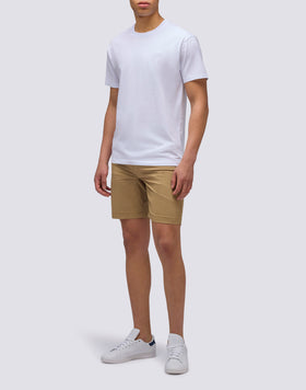T-SHIRT UNI AVEC BRODERIE