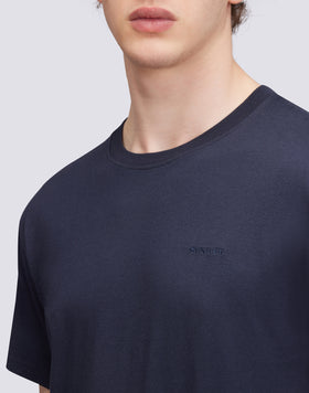 T-SHIRT UNI AVEC BRODERIE