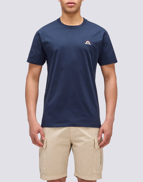 T-SHIRT CON RICAMO ARCOBALENO
