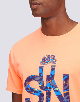 T-SHIRT CON LOGO CAMOU