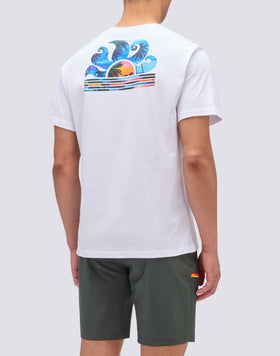 CAMISETA CON ESTAMPADO DE PALMERAS