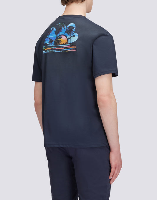 PALM PRINTED T-SHIRT