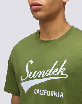 T-SHIRT CON SCRITTA SUNDEK