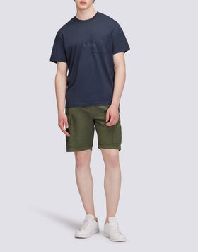 T-SHIRT WITH POCKET AND PRINT