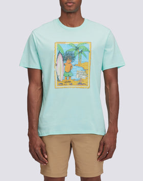 T-SHIRT CON STAMPA D'ARCHIVIO ISLAND BOY