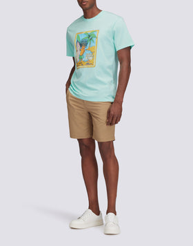 T-SHIRT CON STAMPA D'ARCHIVIO ISLAND BOY