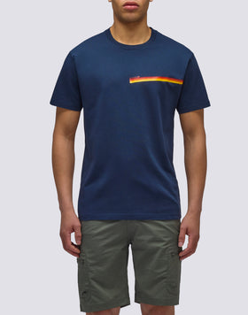 T-SHIRT CON DETTAGLIO TRICOLOR