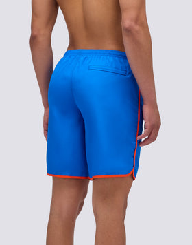 SHORT DE BAIN LONG TAILLE ÉLASTIQUÉE