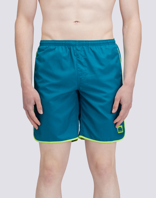 SHORT DE BAIN LONG TAILLE ÉLASTIQUÉE