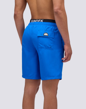 MAILLOT DE BAIN LONG TAILLE ÉLASTIQUÉE AVEC LOGO LIGHT POLY